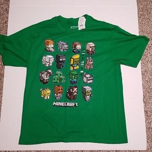 Minecraft Mojang T Shirt Boys XL NWT